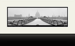 Millenium Bridge & St Paul�s Cathedral, London