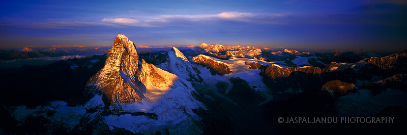 matterhorn aerial photograph